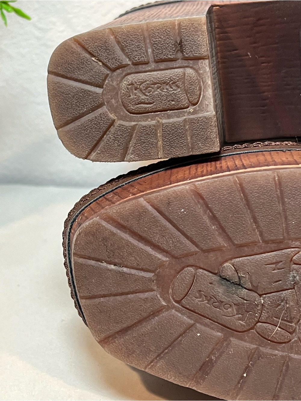Korks Brown Platform Ankle Boots | Chunky | Boho Hippie 70s Chic | NWOT - Picture 11 of 12